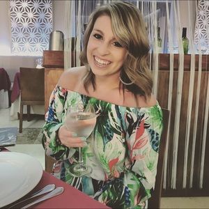 Floral strapless romper